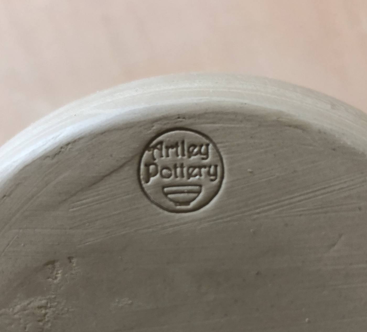 Artley Pottery maker's stamp